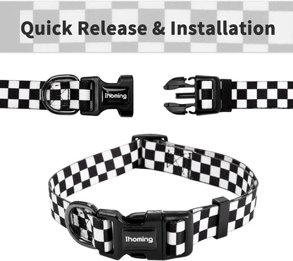 Dog Collar and Leash Set for Large Dogs, up to 80 Lbs | Soft Splicing Design, Adjustable Durable Pet Collar Leash for Everyday Walks, Training, and Outdoor Activities