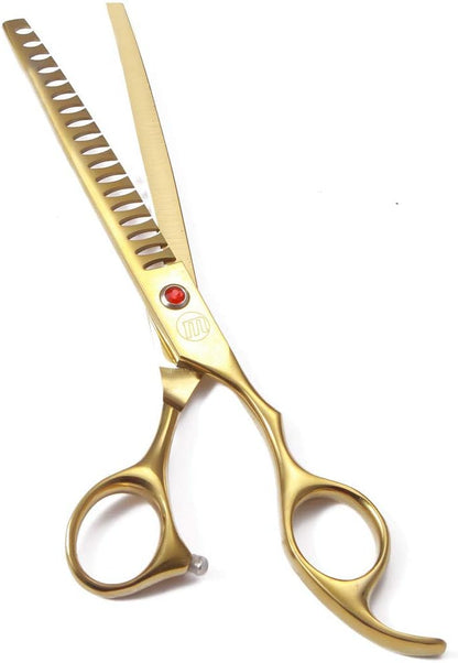 Professional Dog Grooming Scissors Set, 7 Inch/8 Inch Pet Grooming Scissors Chunkers Shears for Dog, Curved Dog Grooming Scissors, Thinning Shears for Dog with Grooming Comb | Pet Grooming Chunkers Shears for Dog, Curved Dog Grooming Scissors, Thinning Sh